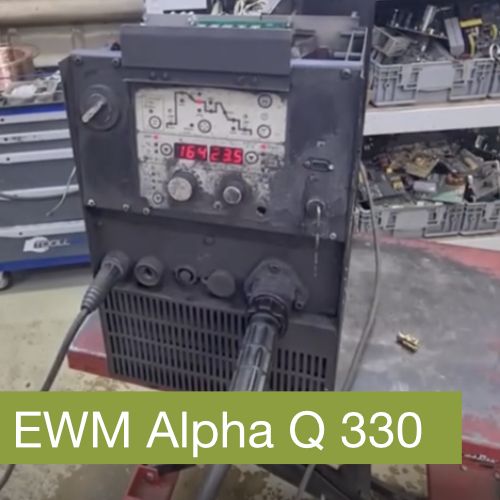 Тестирование после ремонта сварочного аппарата EWM Alpha Q 330